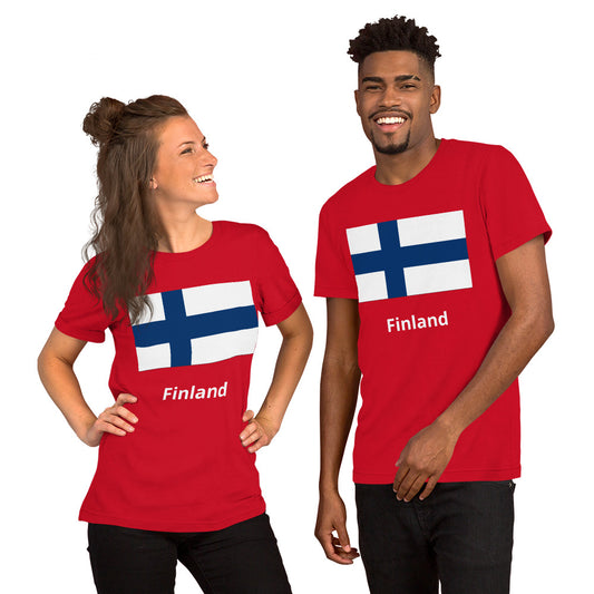 Finland flag Unisex t-shirt