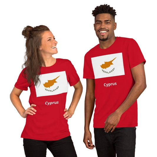 Cyprus flag Unisex t-shirt