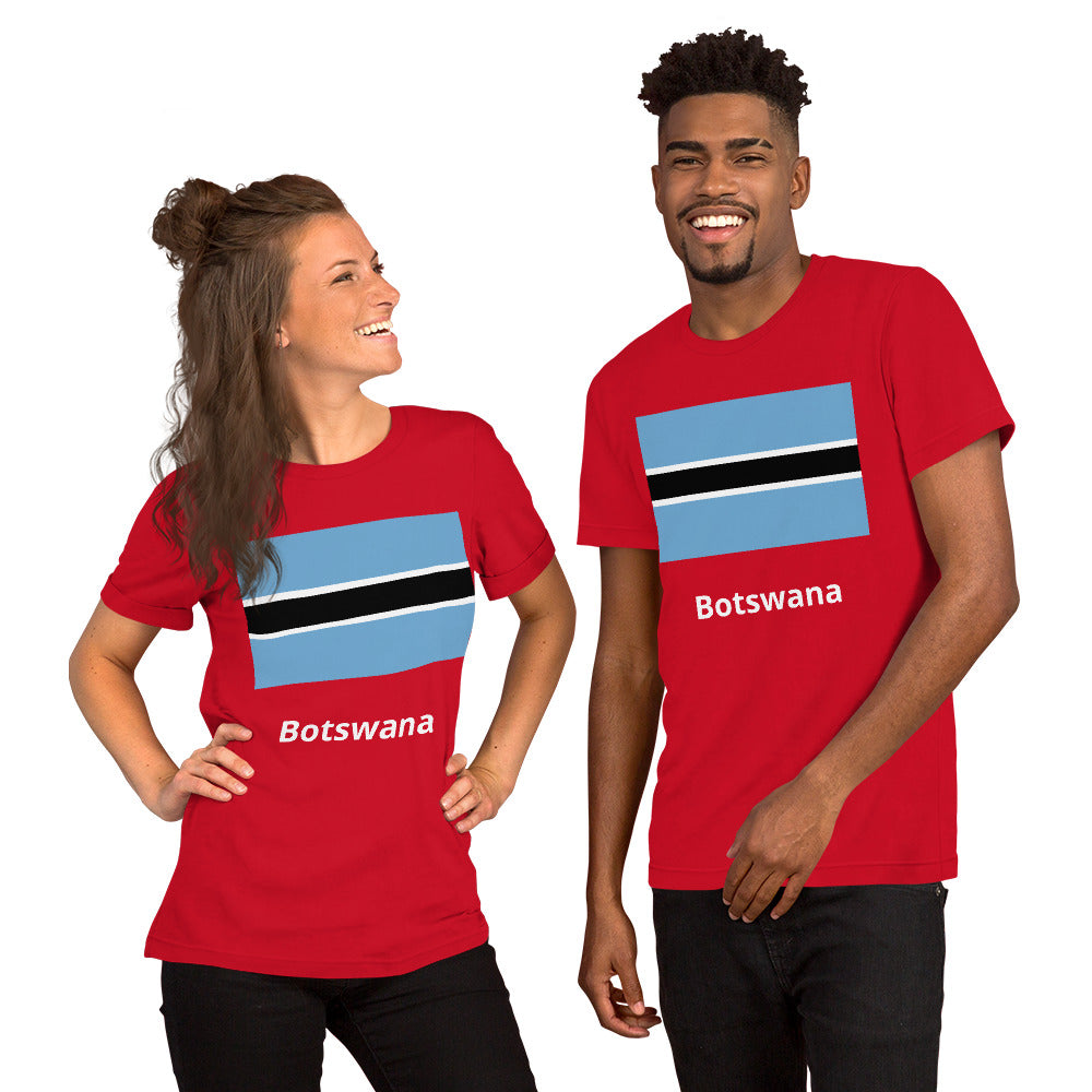 Botswana flag Unisex t-shirt