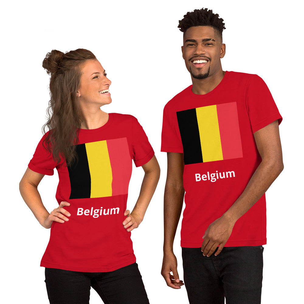 Belgium flag Unisex t-shirt