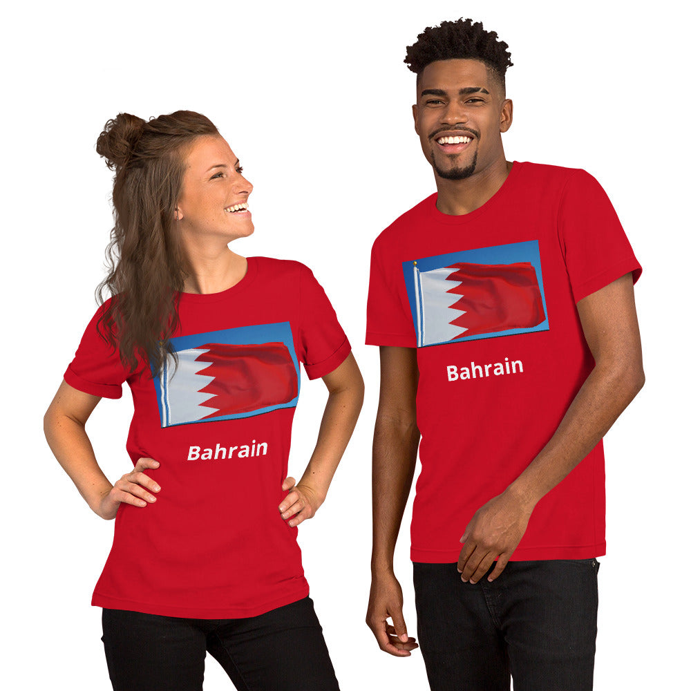 Bahrain flag Unisex t-shirt