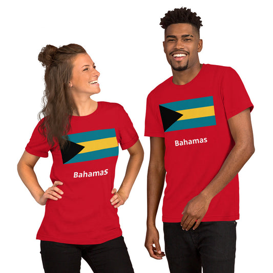 Bahamas flag Unisex t-shirt