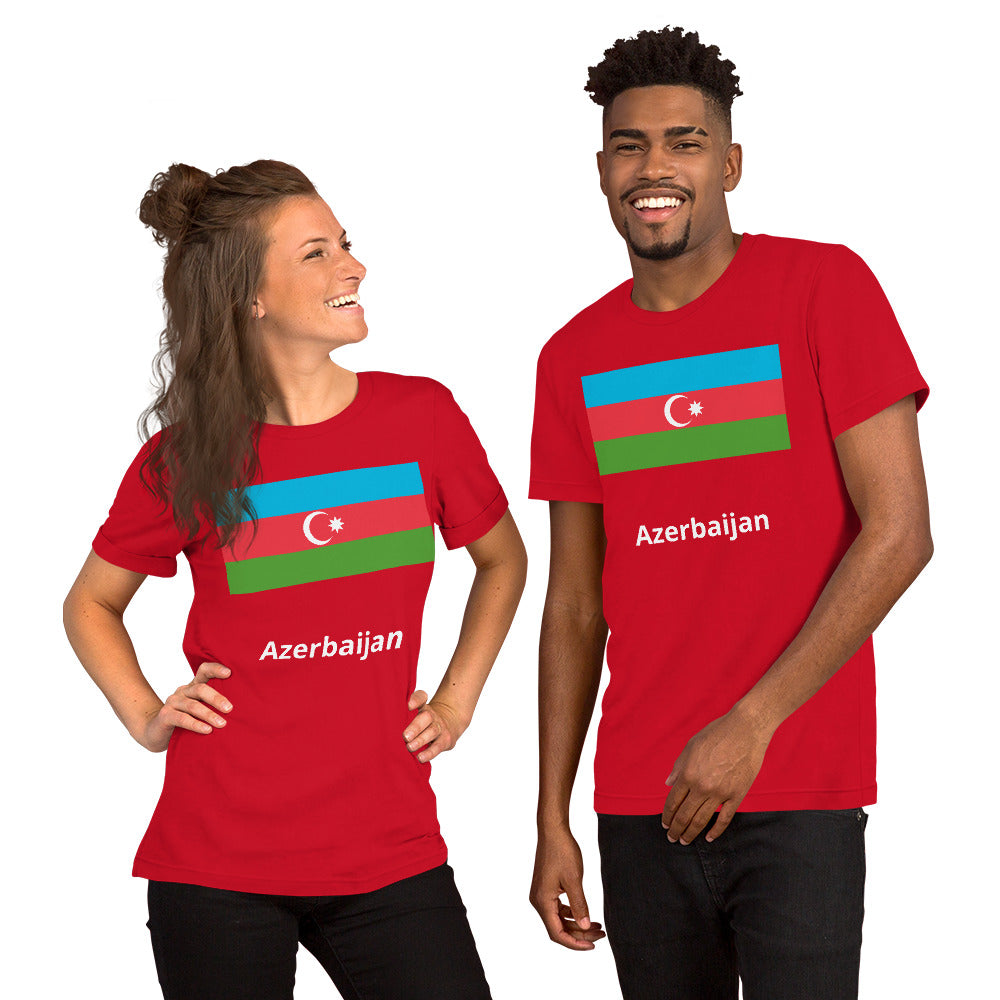 Azerbaijan flag Unisex t-shirt