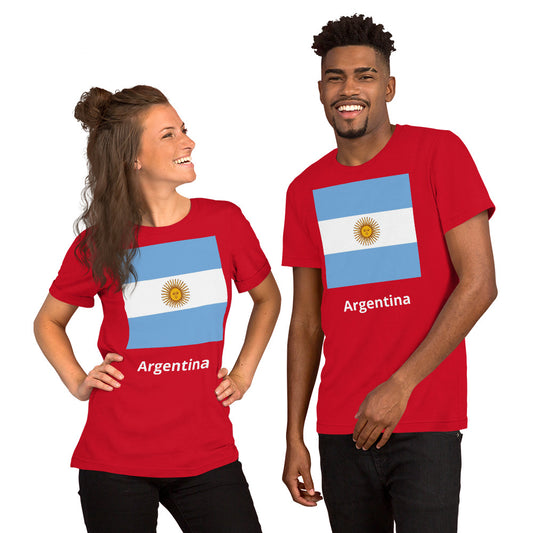 Argentina flag Unisex t-shirt