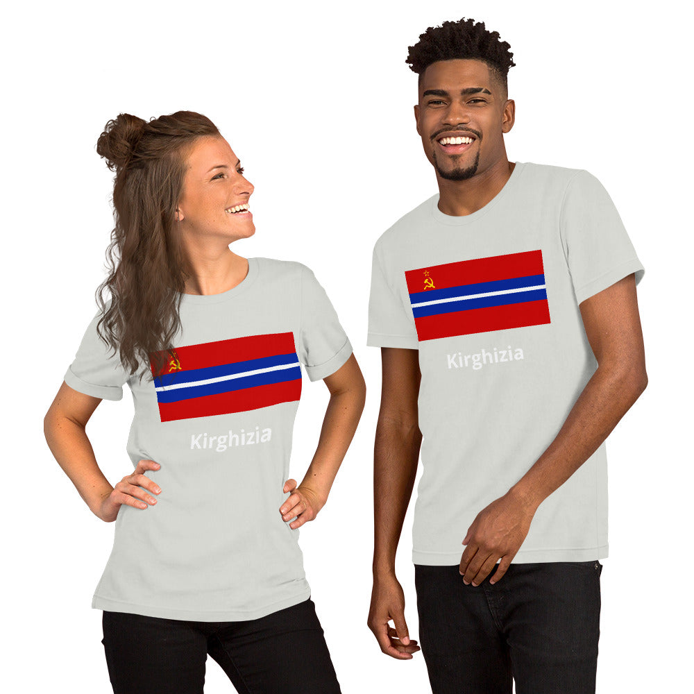 Kirghizia flag Unisex t-shirt