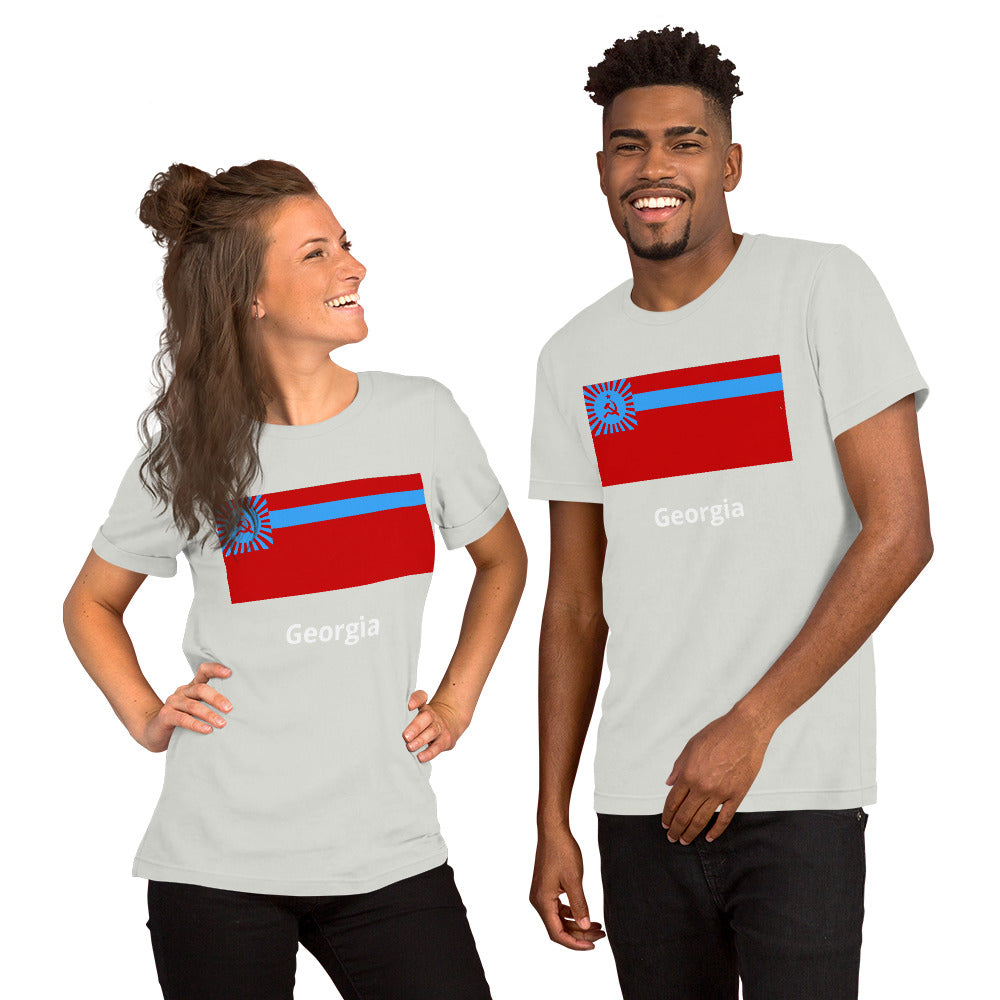 Georgia flag Unisex t-shirt