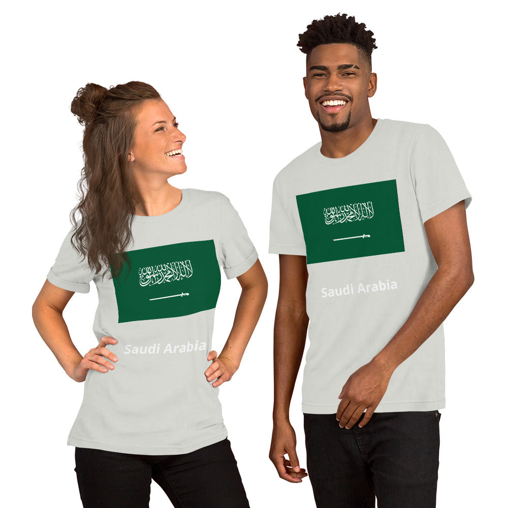 Saudi Arabia flag Unisex t-shirt