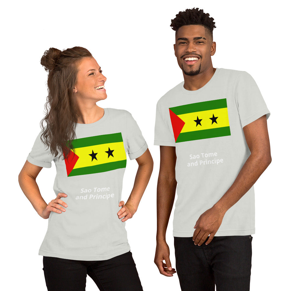 Sao Tome and Principe flag Unisex t-shirt