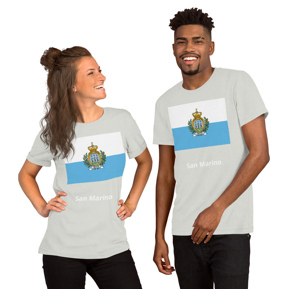 San Marino flag Unisex t-shirt