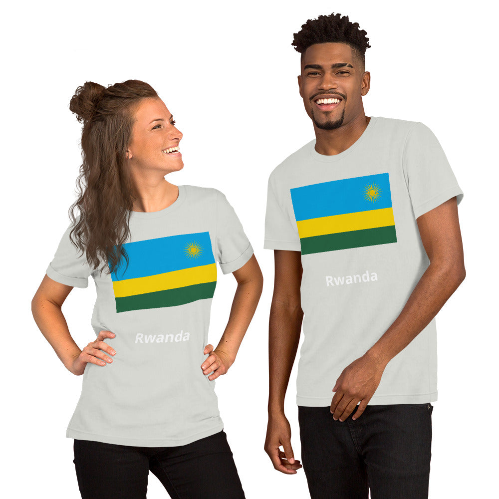 Rwanda flag Unisex t-shirt