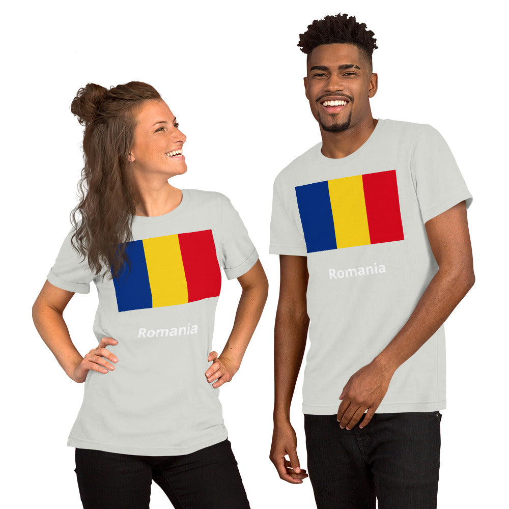 Romania flag Unisex t-shirt