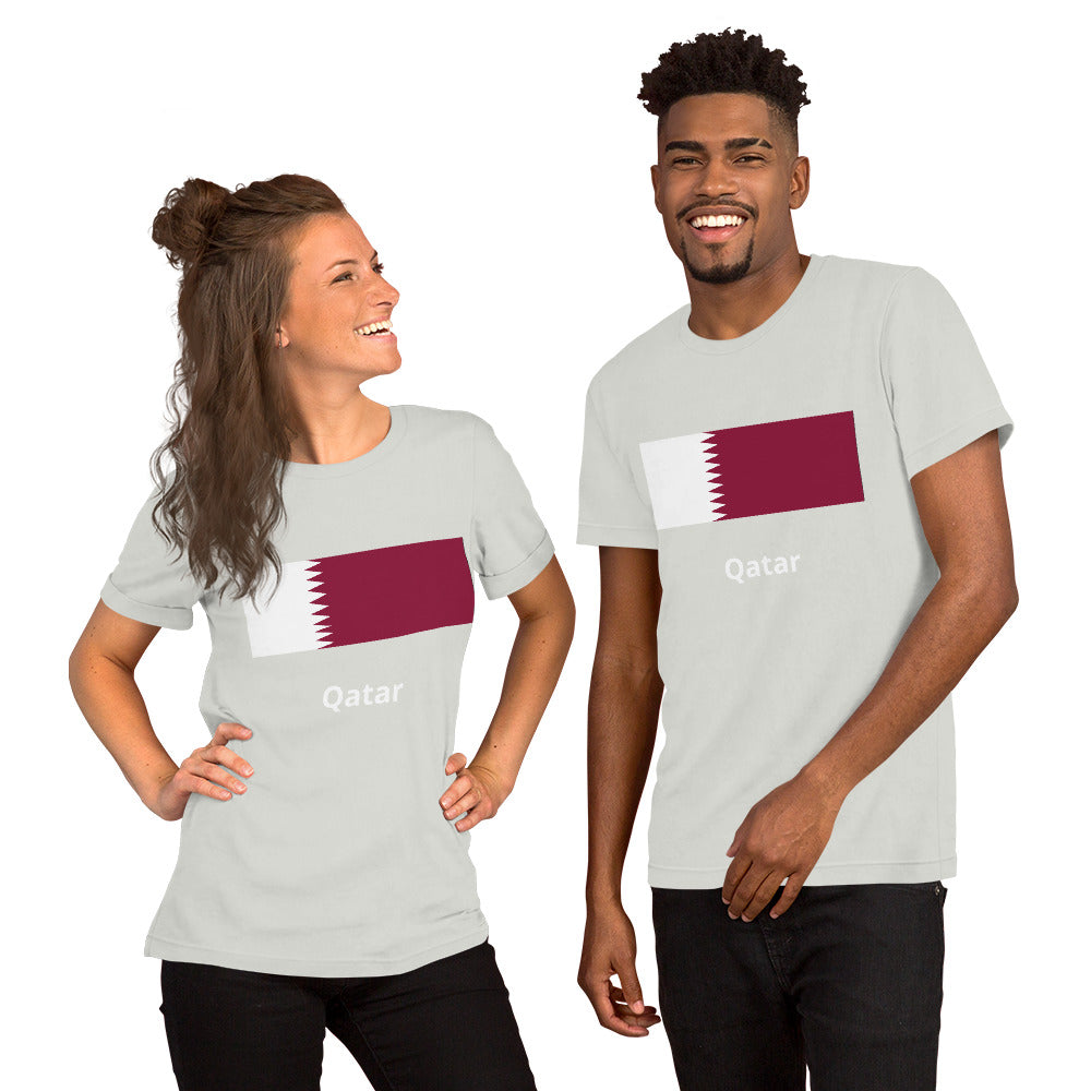 Qatar flag Unisex t-shirt