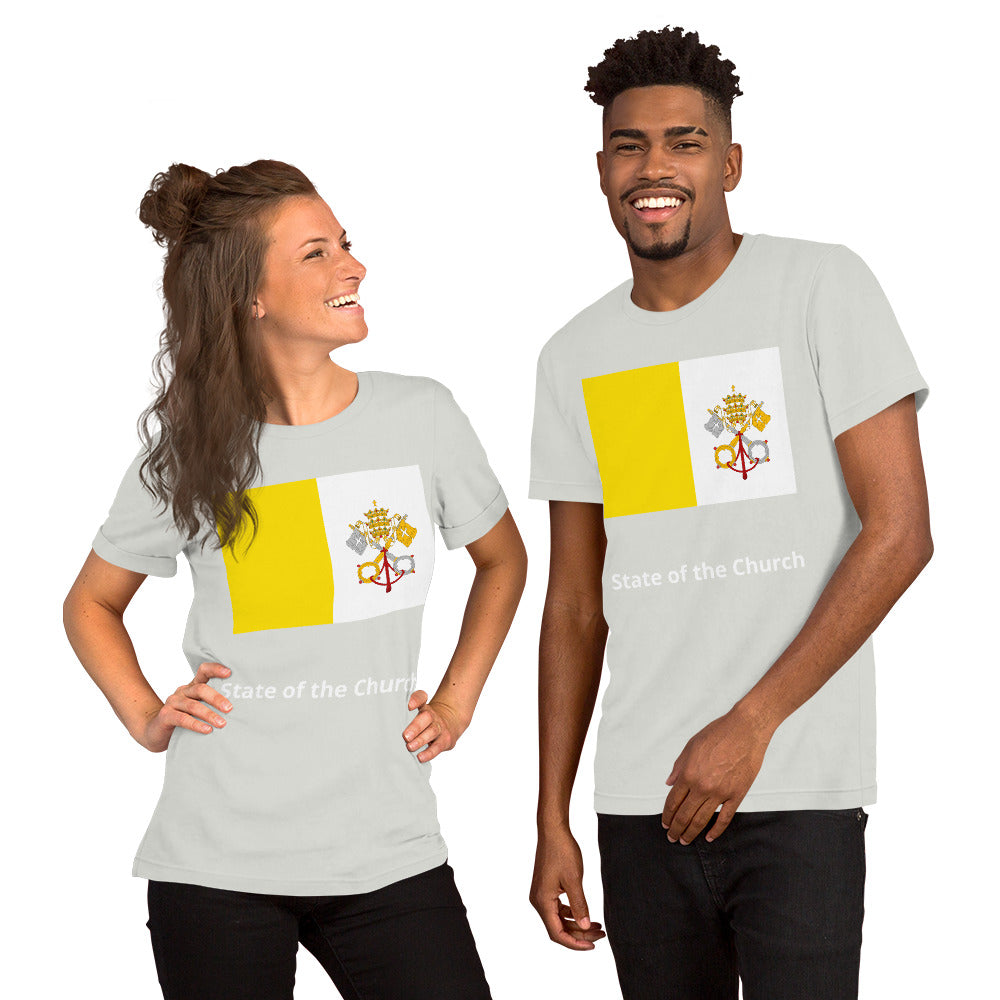 State of the Church, The Papal States flag Unisex t-shirt