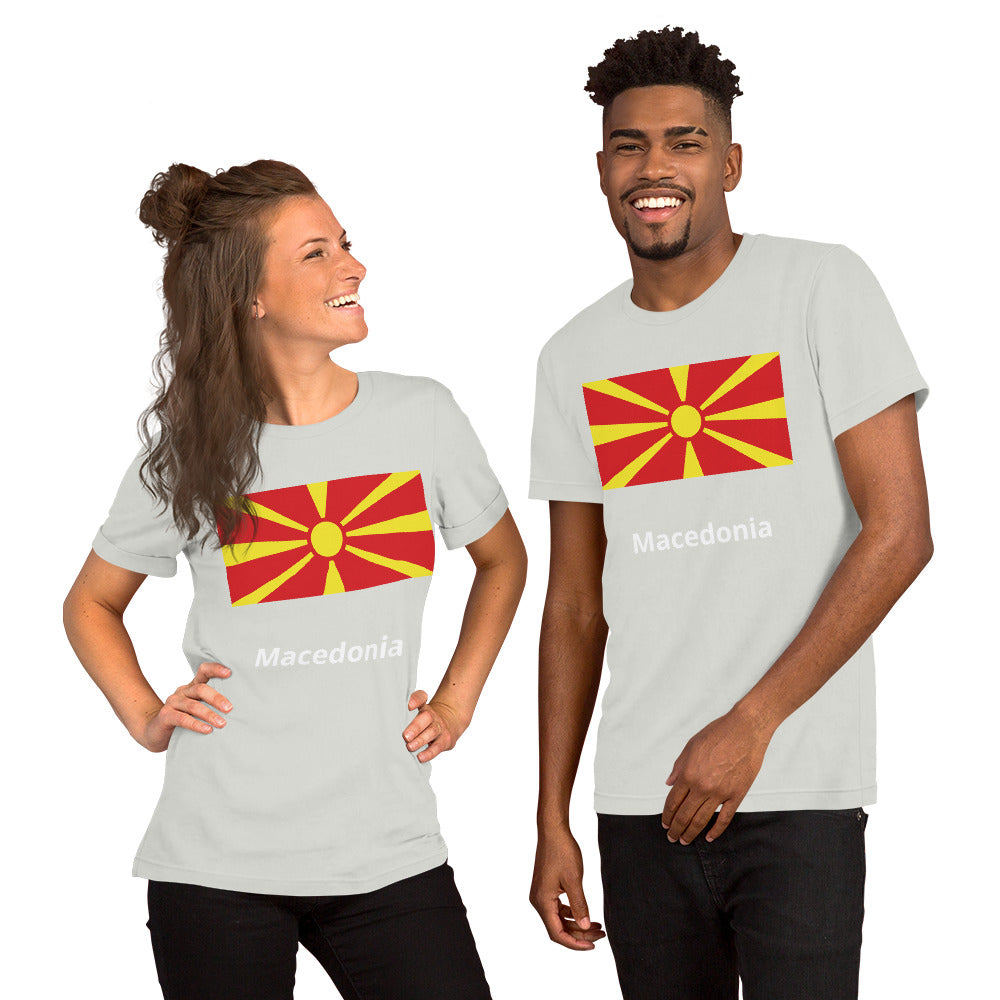 Macedonia flag Unisex t-shirt