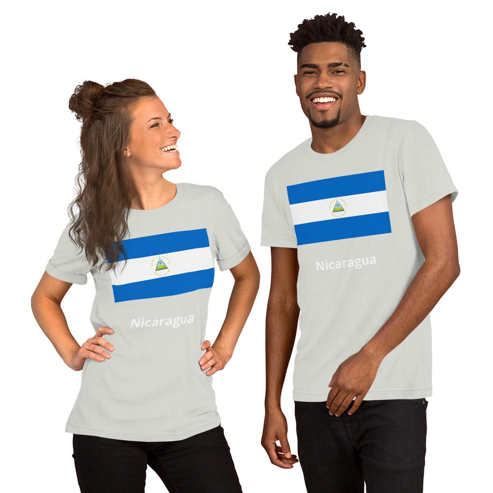 Nicaragua flag Unisex t-shirt