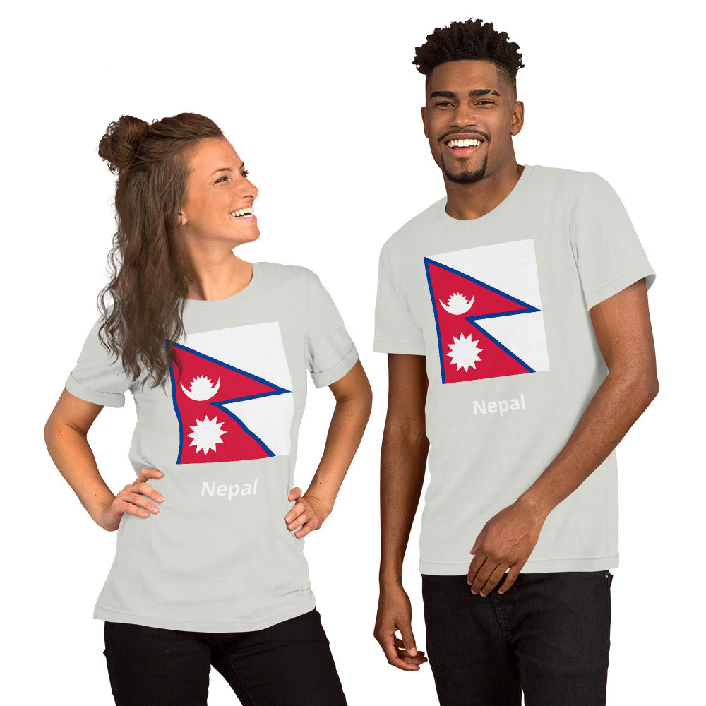 Nepal flag Unisex t-shirt