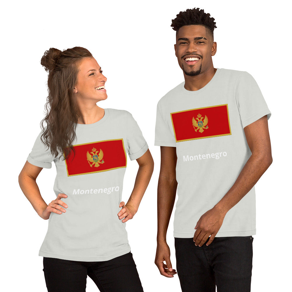 Montenegro flag Unisex t-shirt