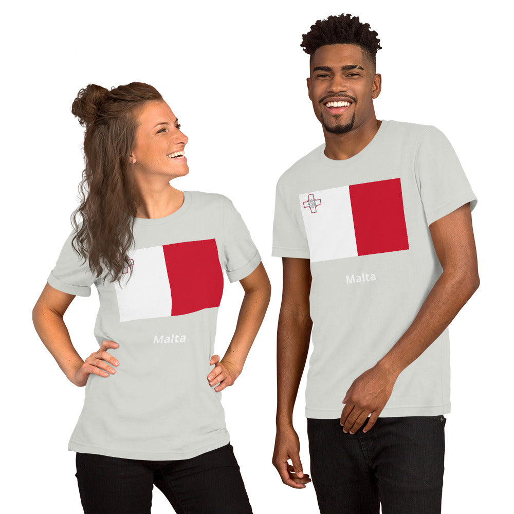 Malta flag Unisex t-shirt