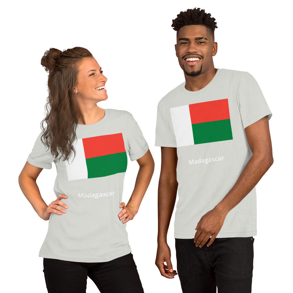 Madagascar flag Unisex t-shirt