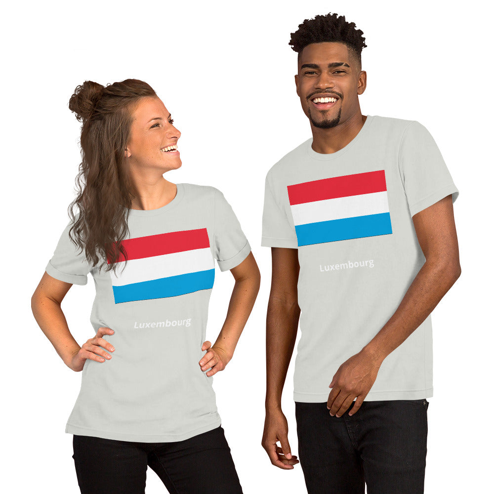 Luxembourg flag Unisex t-shirt