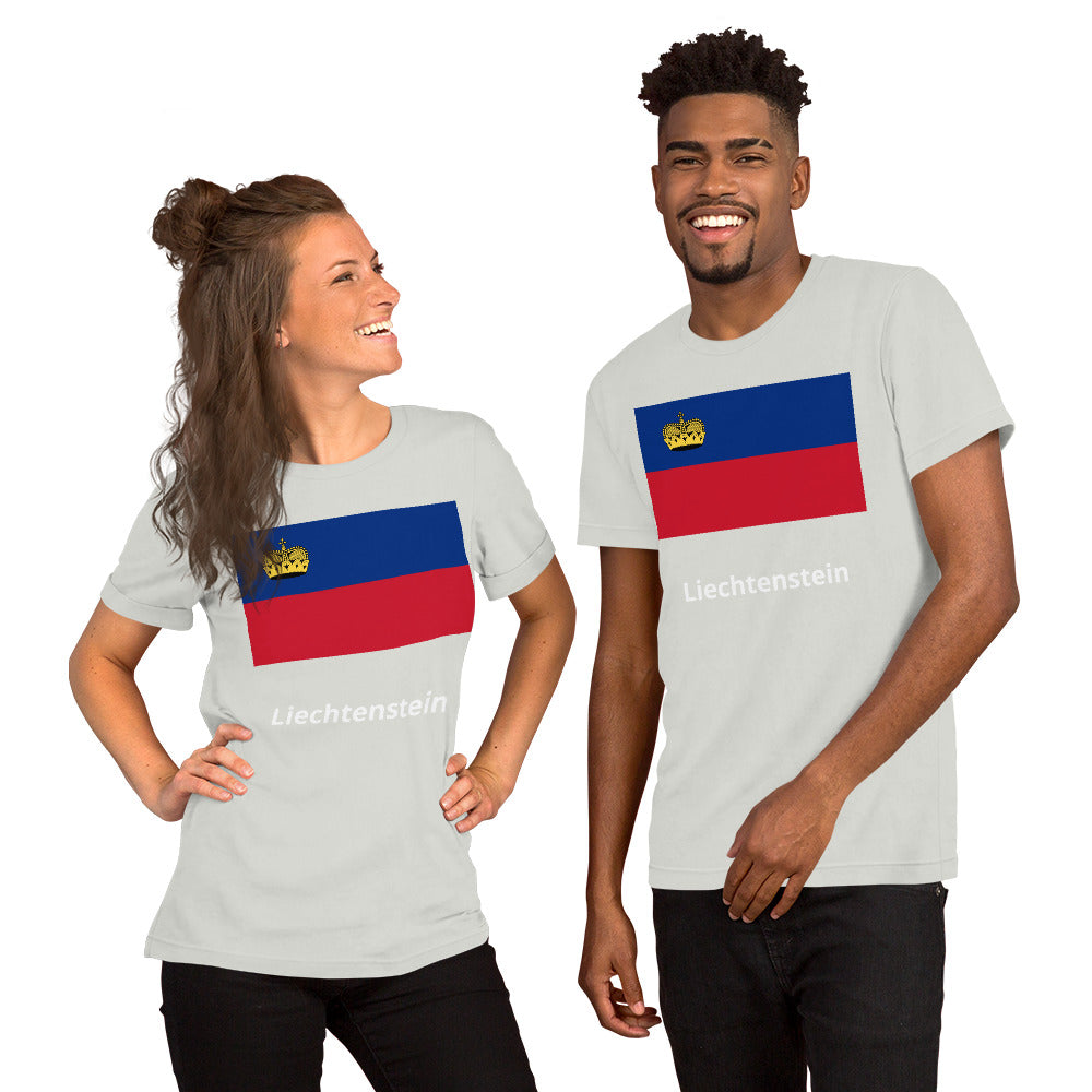 Liechtenstein flag Unisex t-shirt