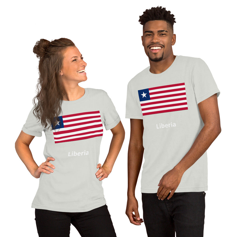 Liberia flag Unisex t-shirt