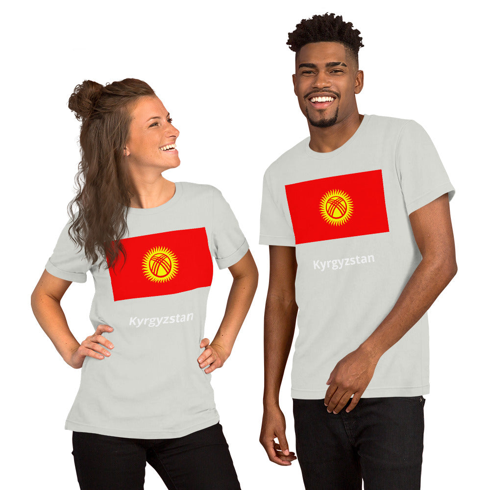 Kyrgyzstan flag Unisex t-shirt