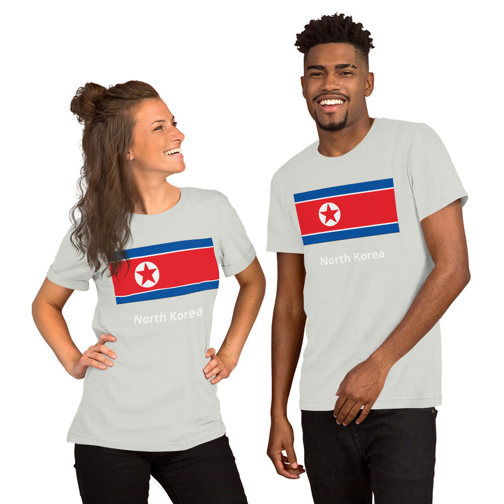 North Korea flag Unisex t-shirt