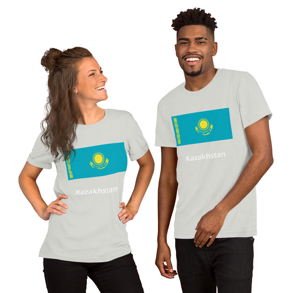 Kazakhstan flag Unisex t-shirt