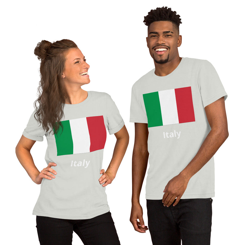 Italy flag Unisex t-shirt