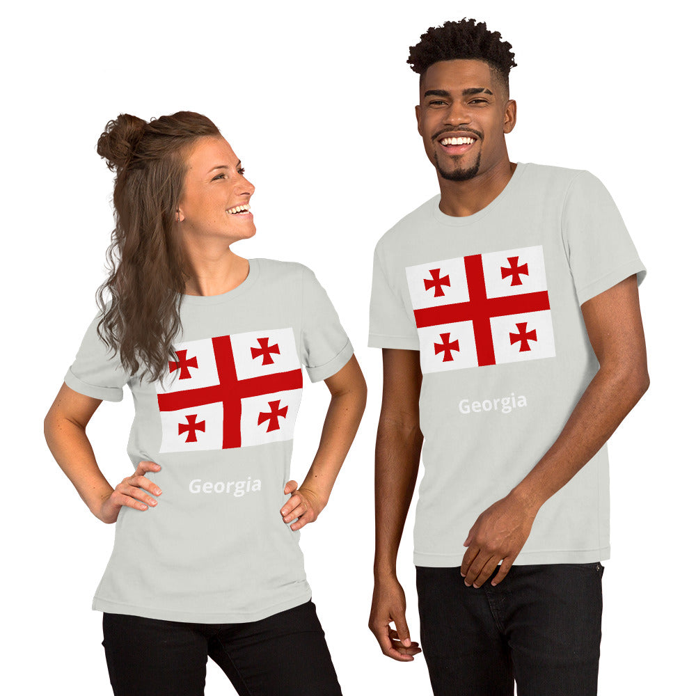 Georgia flag Unisex t-shirt