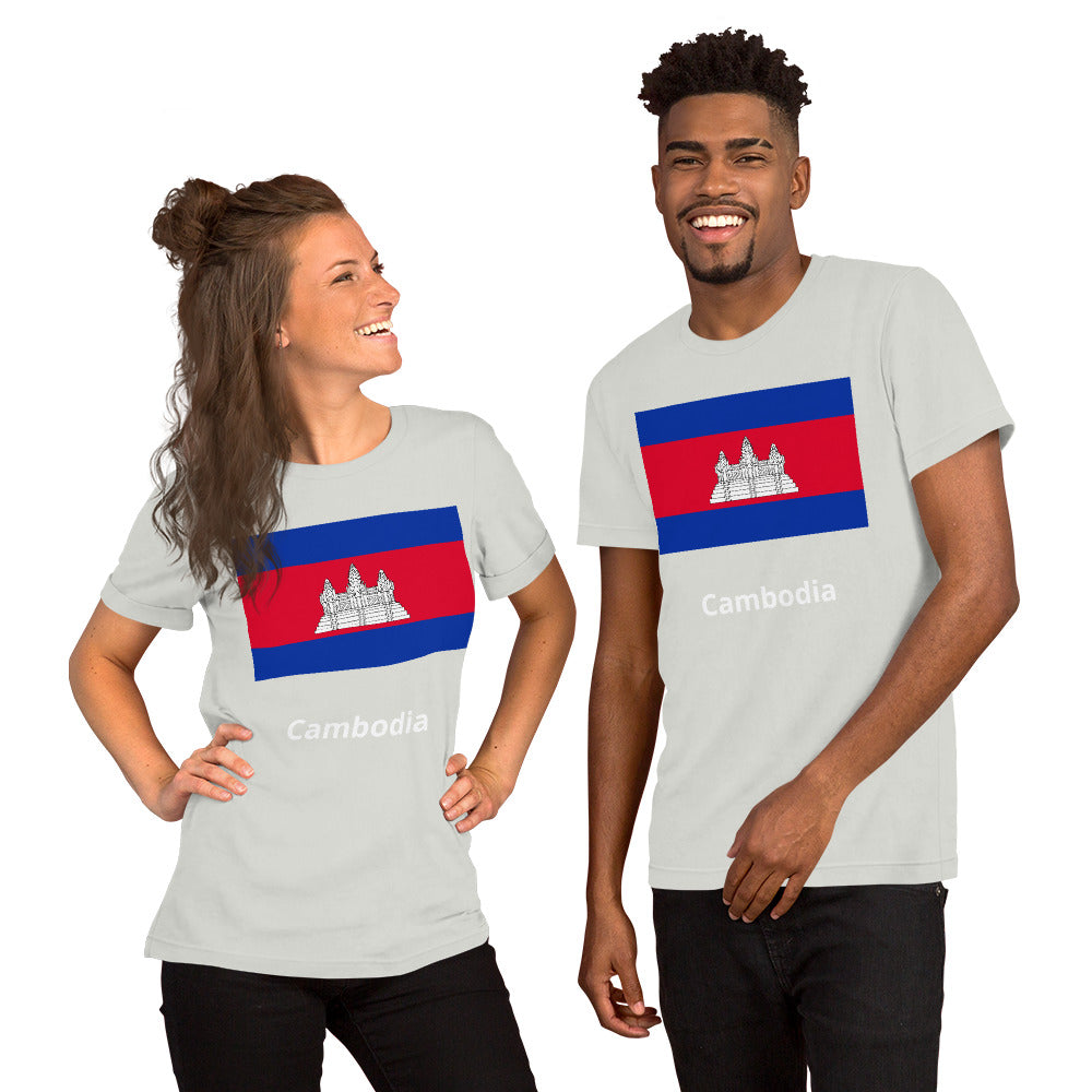 Cambodia flag Unisex t-shirt