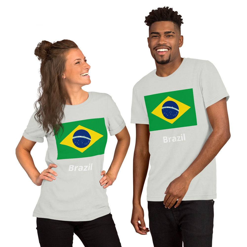 Brazil flag Unisex t-shirt