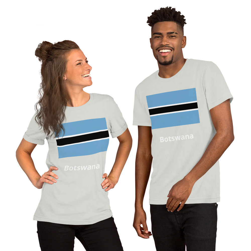 Botswana flag Unisex t-shirt