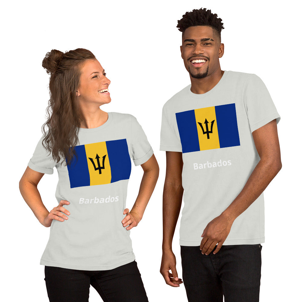 Barbados flag Unisex t-shirt