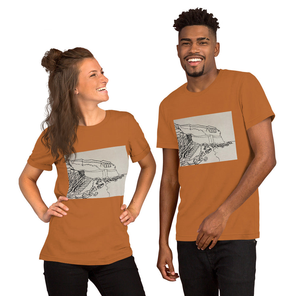 Beach Stairs Unisex t-shirt