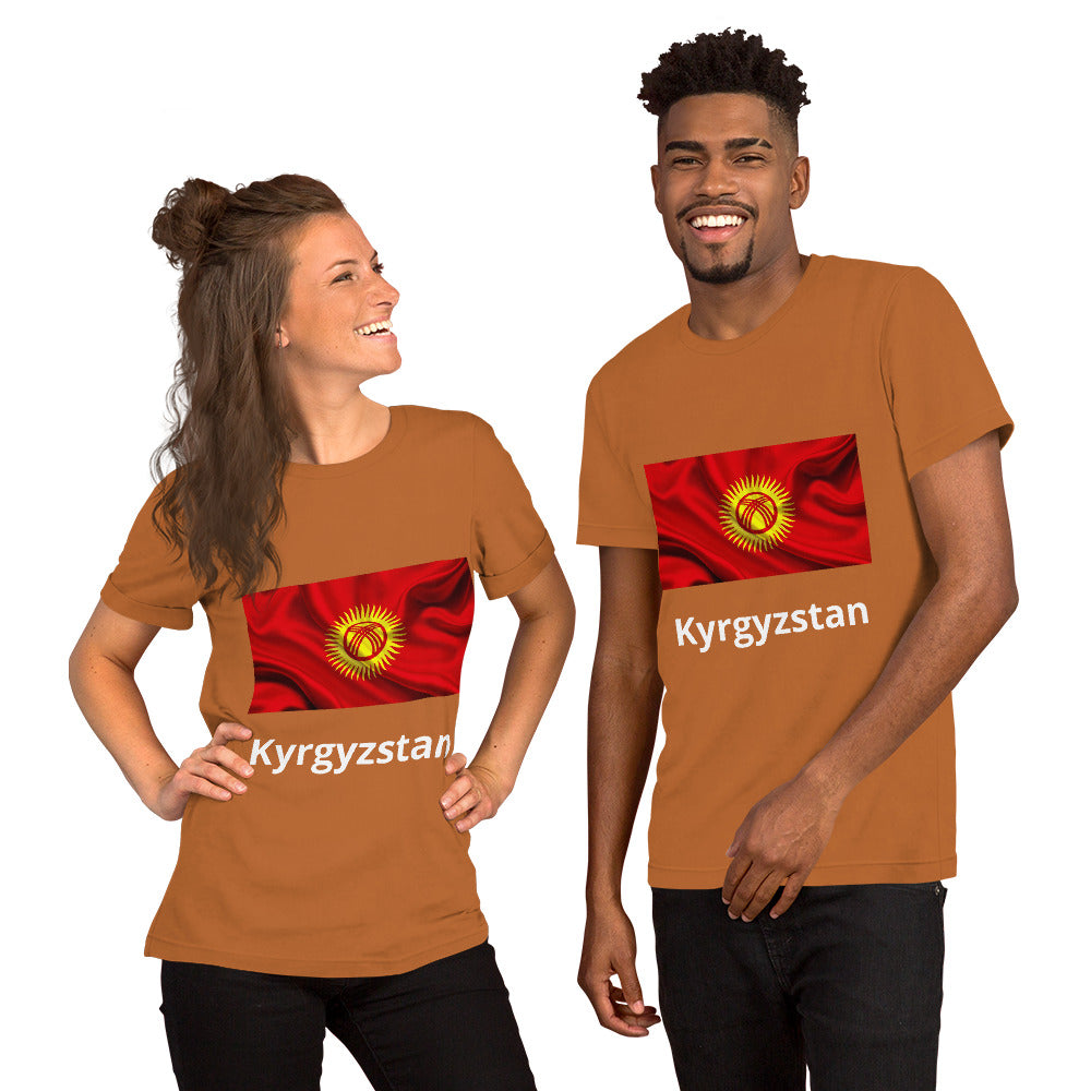 Kyrgyzstan flag Unisex t-shirt