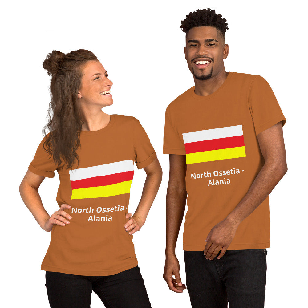 North Ossetia - Alania flag Unisex t-shirt