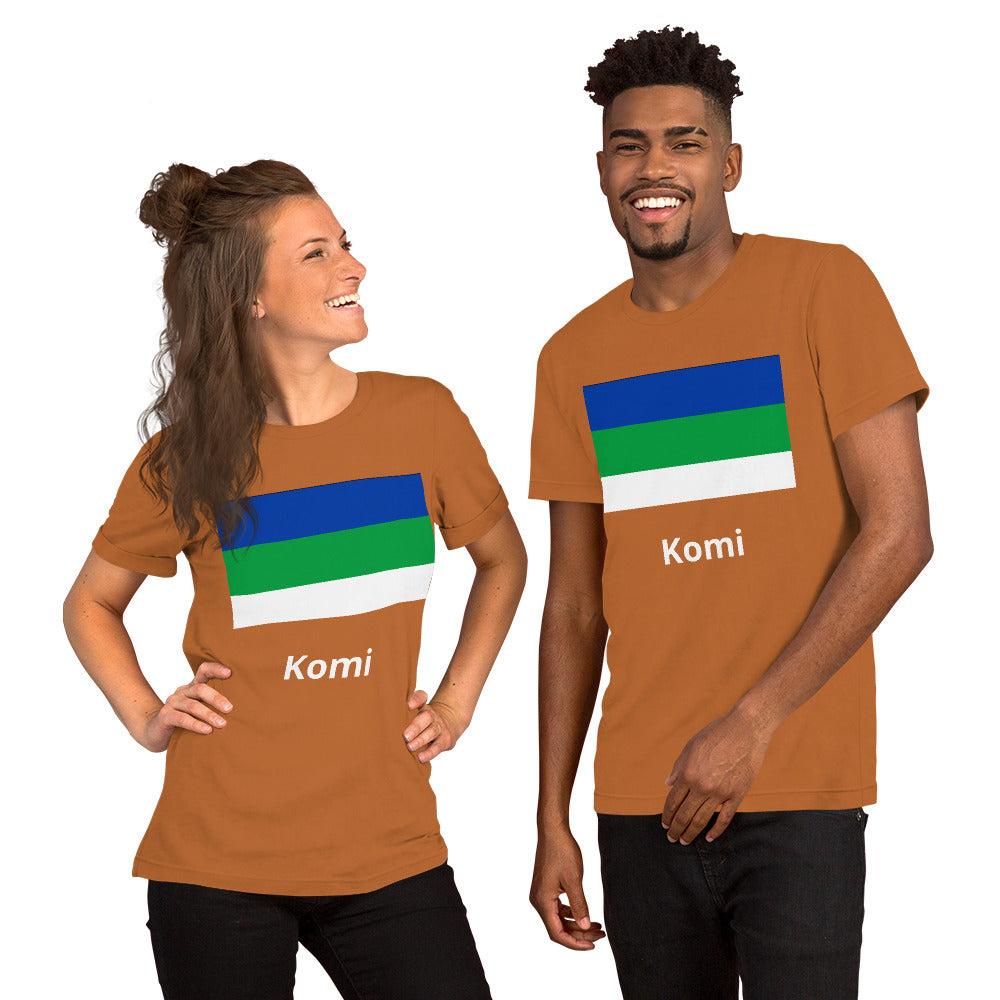 Komi flag Unisex t-shirt