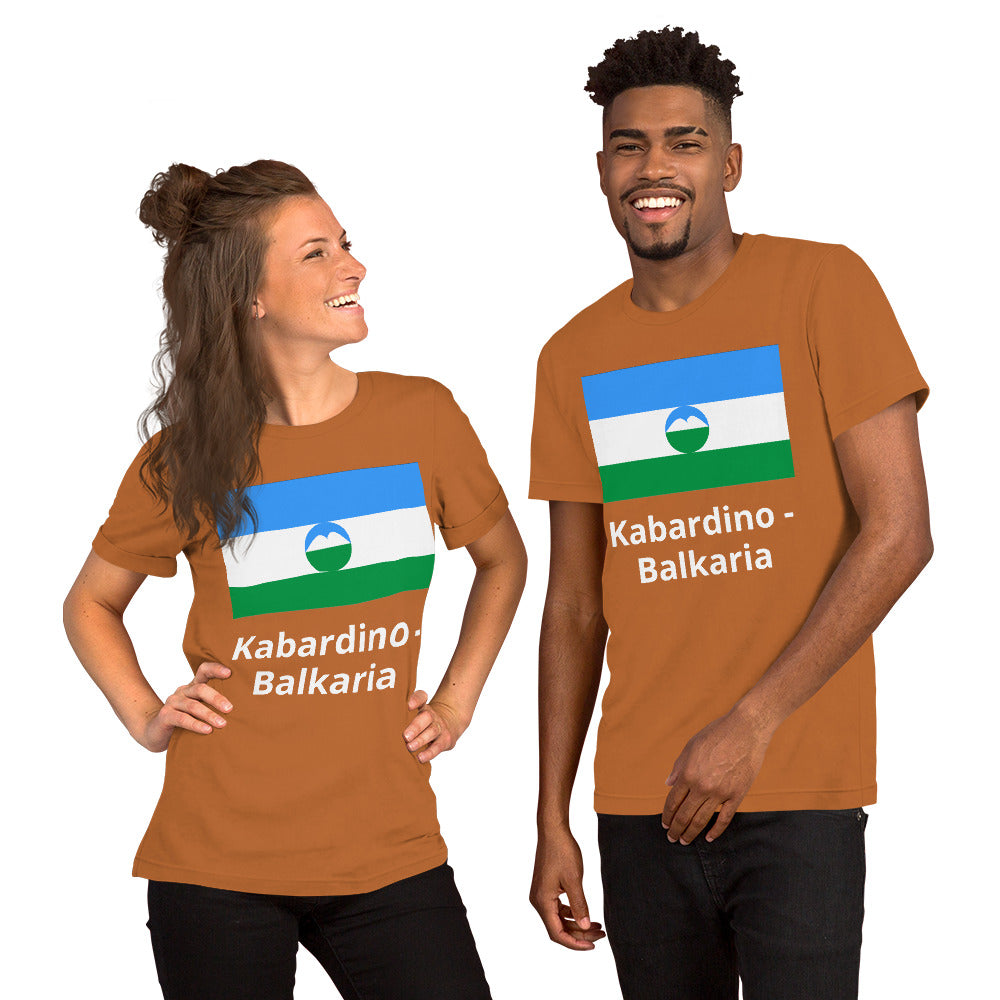 Kabardino - Balkaria flag Unisex t-shirt