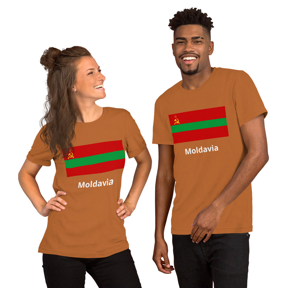 Moldavia flag Unisex t-shirt