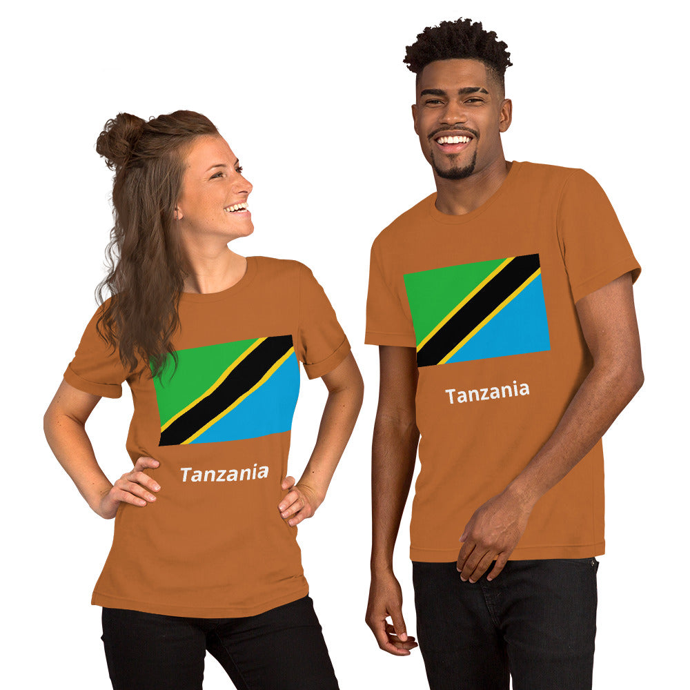 Tanzania flag Unisex t-shirt