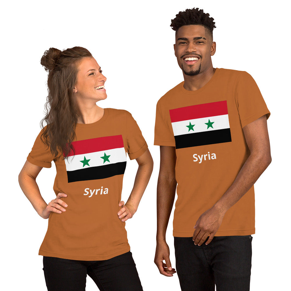 Syria flag Unisex t-shirt