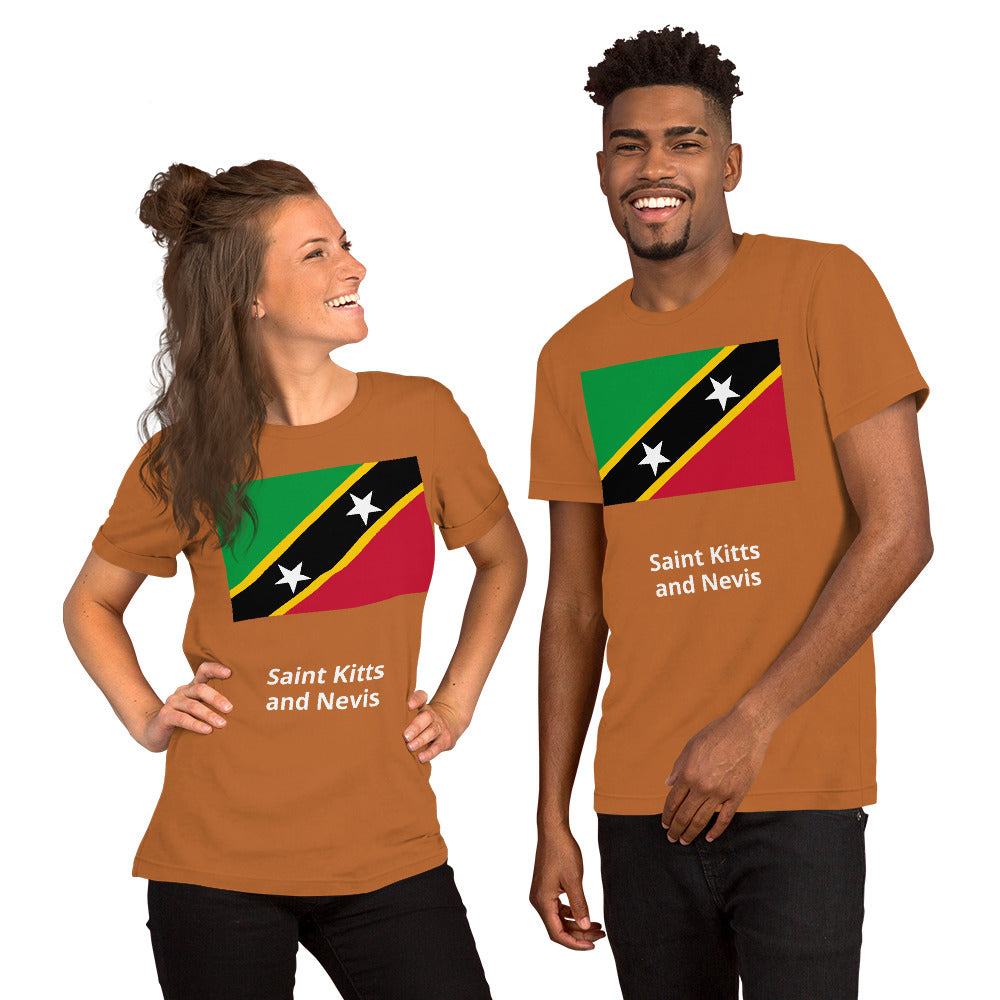 Saint Kitts and Nevis flag Unisex t-shirt