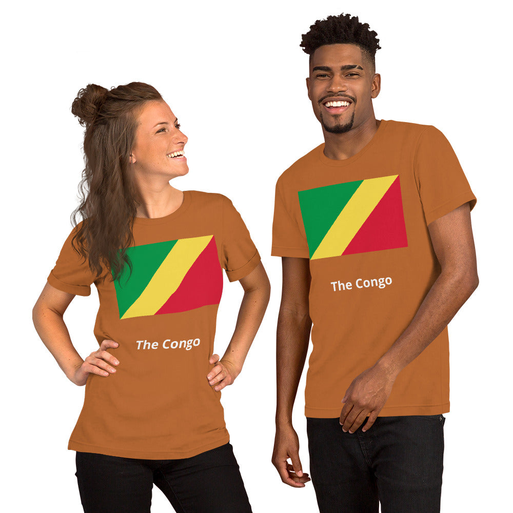 The Congo flag Unisex t-shirt