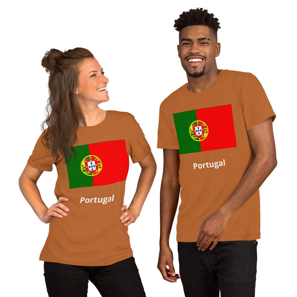 Portugal flag Unisex t-shirt