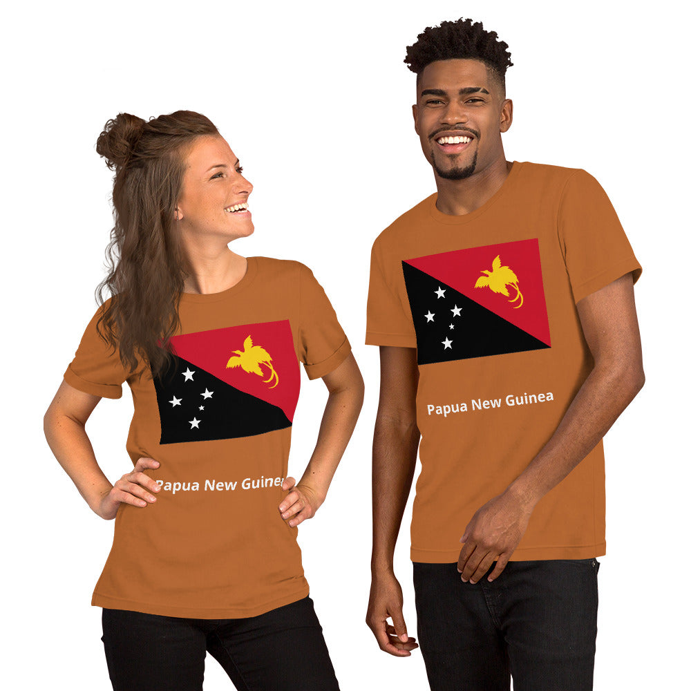 Papua New Guinea flag Unisex t-shirt