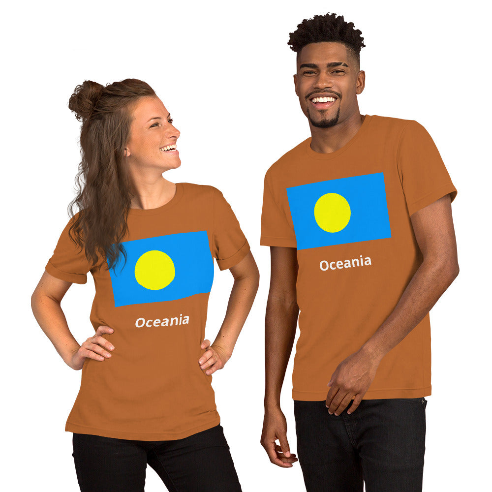 Oceania flag Unisex t-shirt