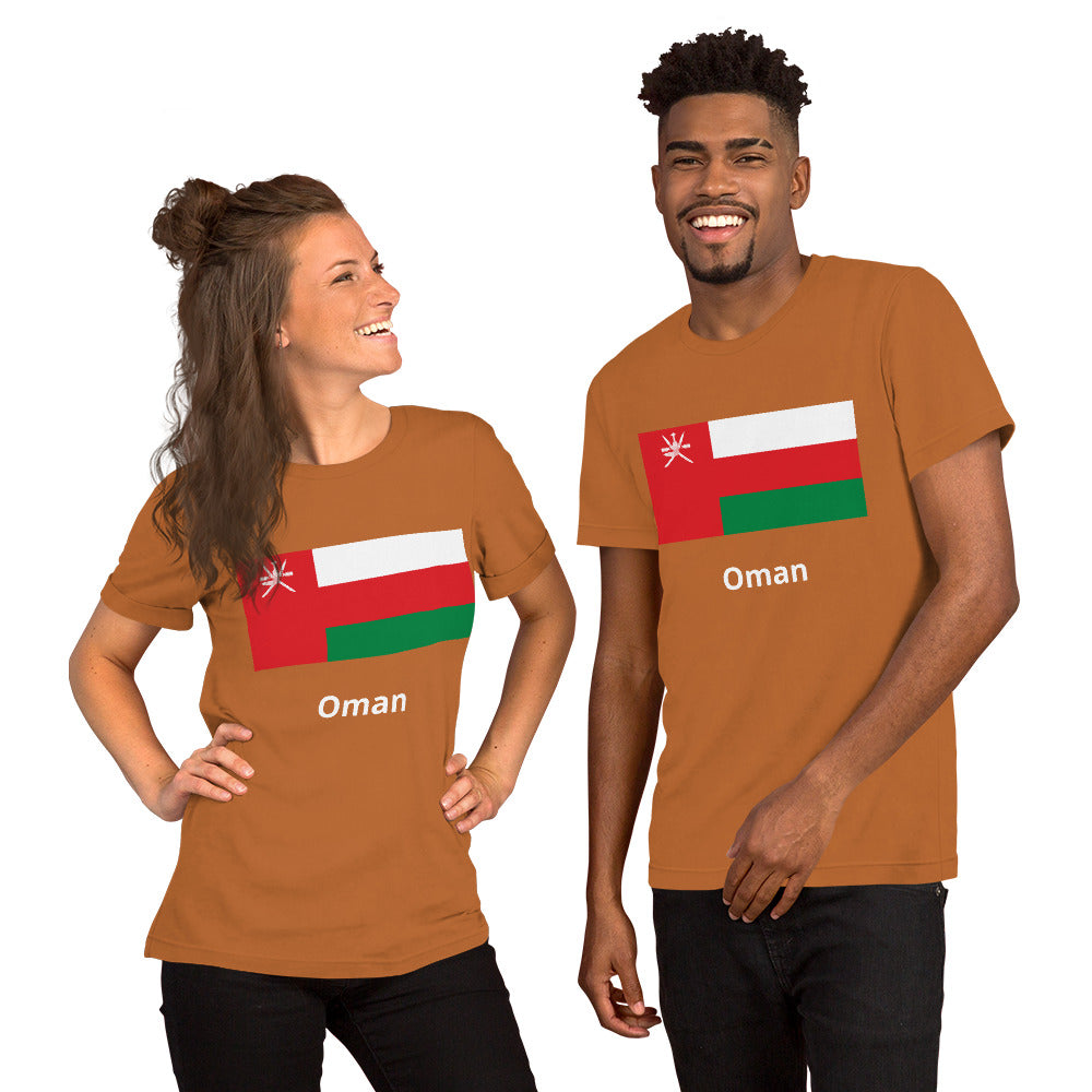 Oman flag Unisex t-shirt