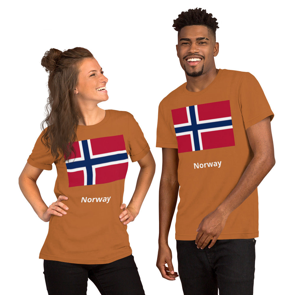 Norway flag Unisex t-shirt